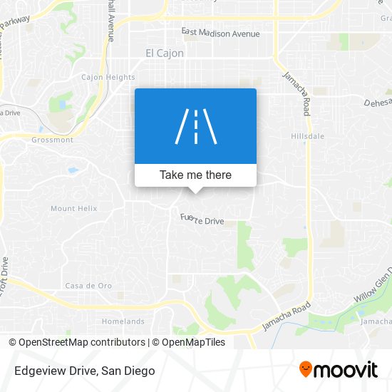 Mapa de Edgeview Drive