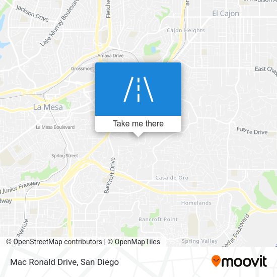 Mapa de Mac Ronald Drive