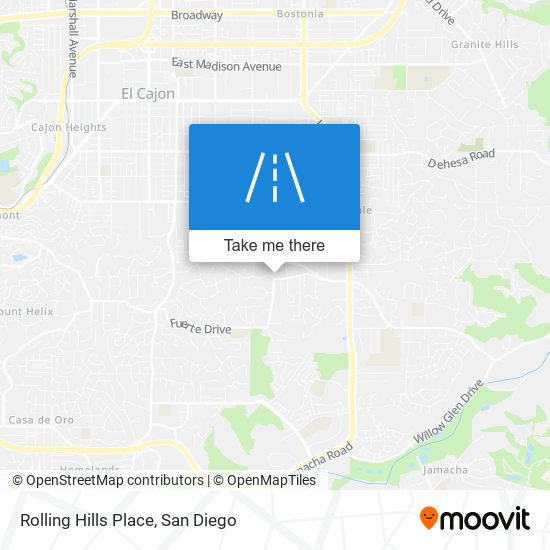 Mapa de Rolling Hills Place