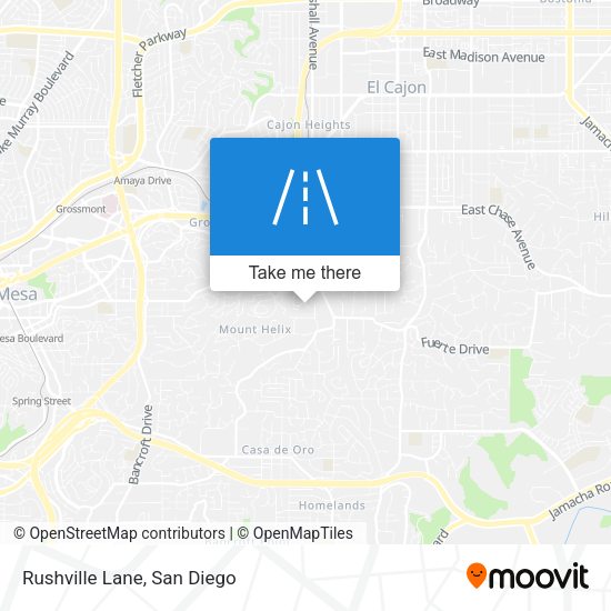 Mapa de Rushville Lane