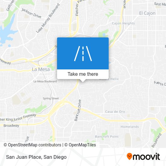 Mapa de San Juan Place