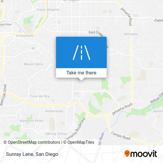 Mapa de Sunray Lane