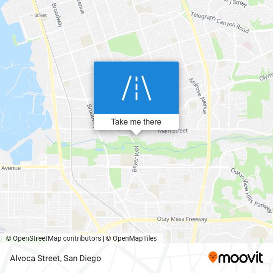 Alvoca Street map