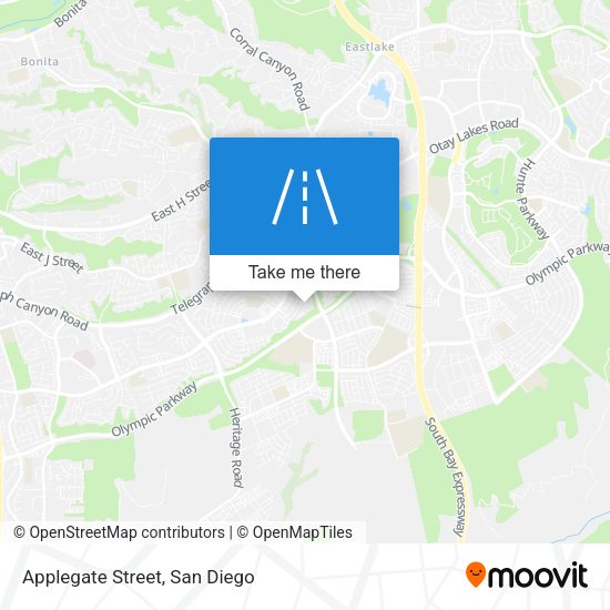 Mapa de Applegate Street