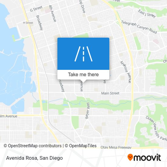 Mapa de Avenida Rosa