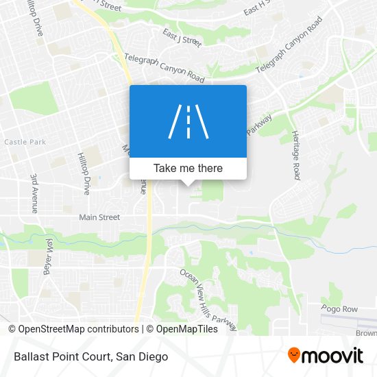 Ballast Point Court map