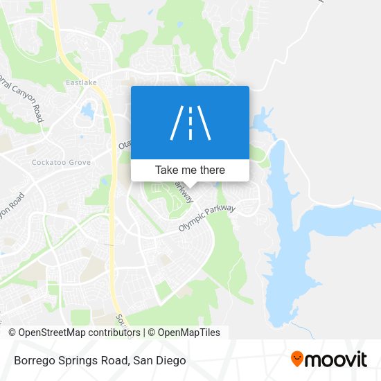 Borrego Springs Road map
