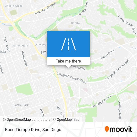 Mapa de Buen Tiempo Drive