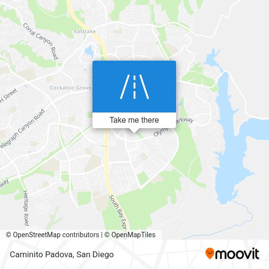Mapa de Caminito Padova