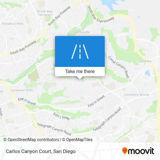 Carlos Canyon Court map