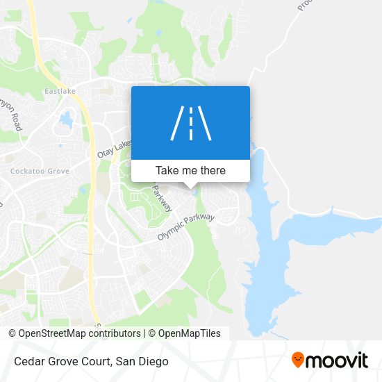 Mapa de Cedar Grove Court