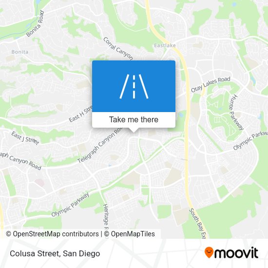 Mapa de Colusa Street