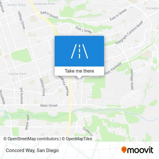 Mapa de Concord Way
