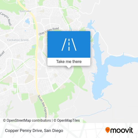 Copper Penny Drive map
