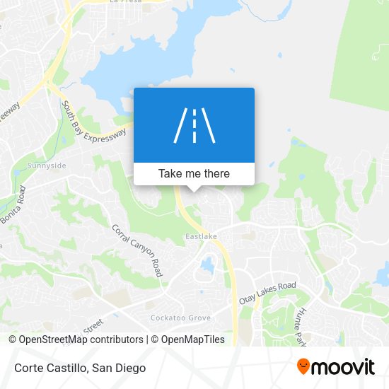 Corte Castillo map
