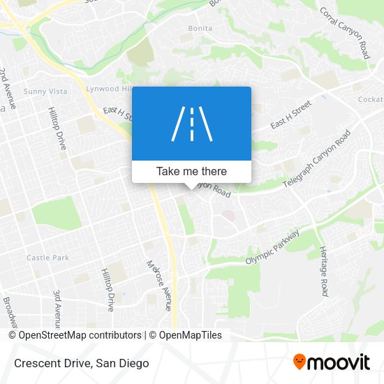 Mapa de Crescent Drive