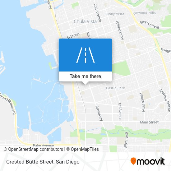 Crested Butte Street map