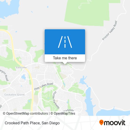 Mapa de Crooked Path Place