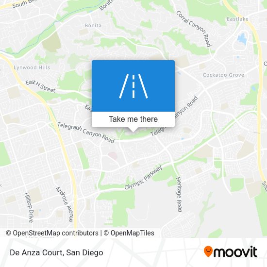 Mapa de De Anza Court