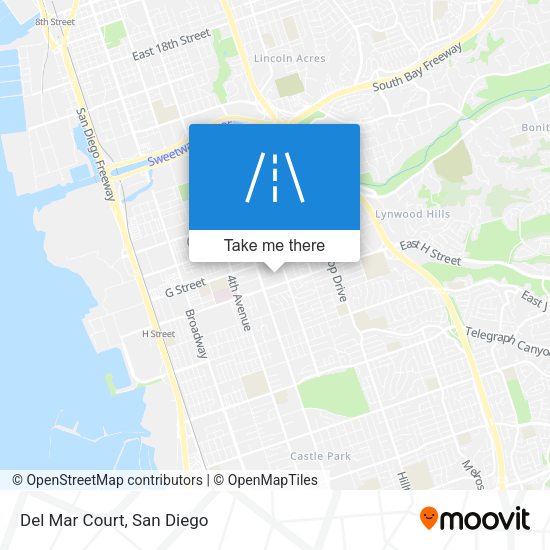 Mapa de Del Mar Court