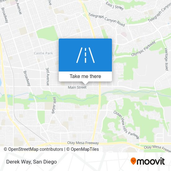 Mapa de Derek Way