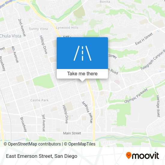 Mapa de East Emerson Street