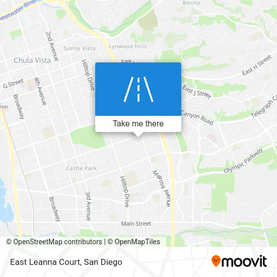 Mapa de East Leanna Court
