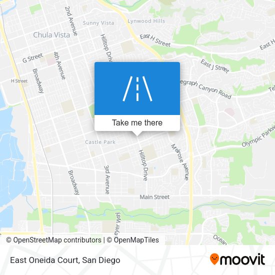 East Oneida Court map