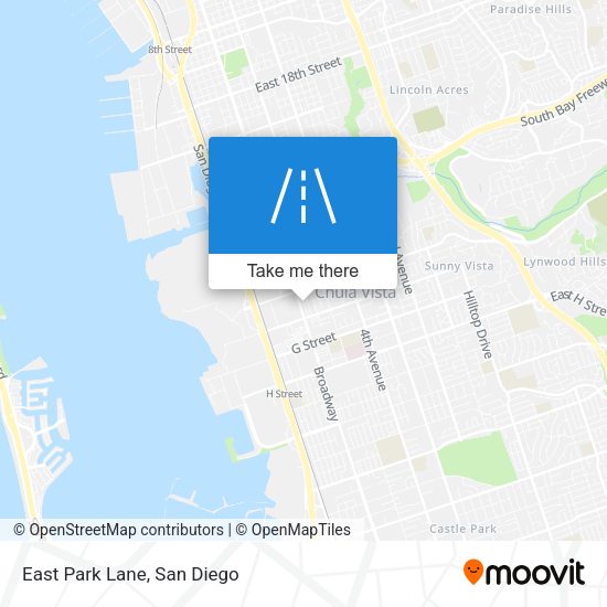Mapa de East Park Lane