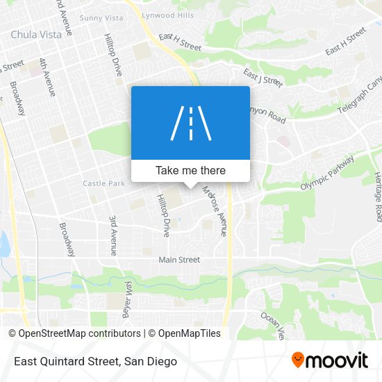 East Quintard Street map