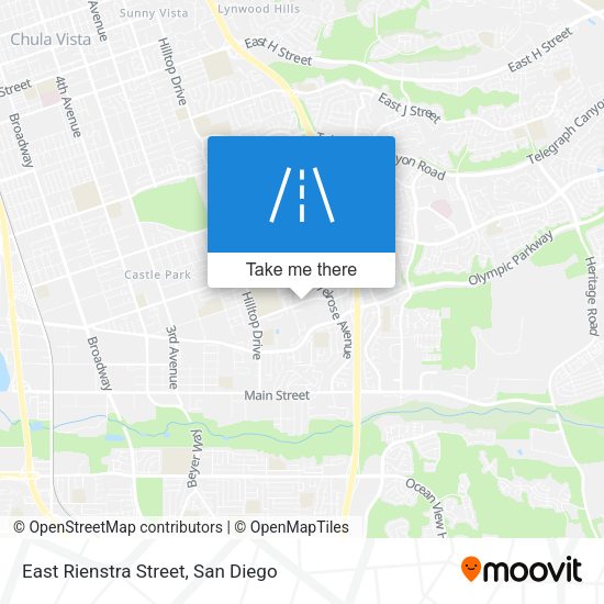 Mapa de East Rienstra Street