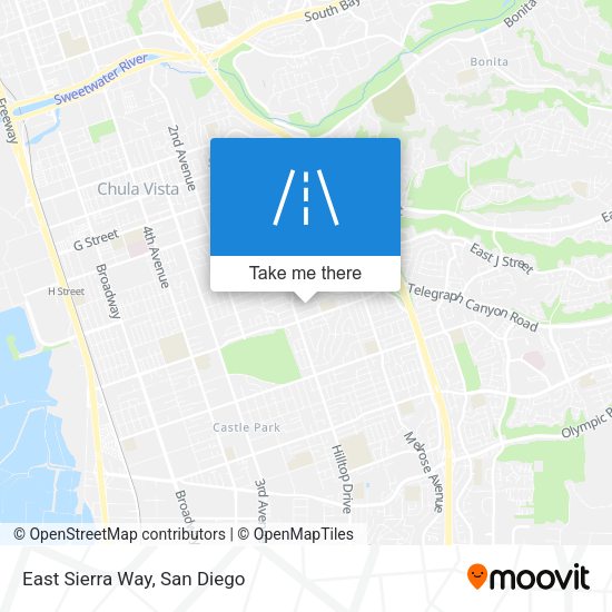 Mapa de East Sierra Way