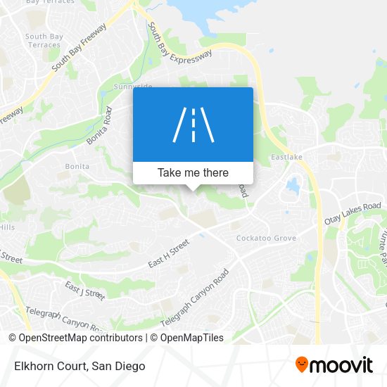 Mapa de Elkhorn Court