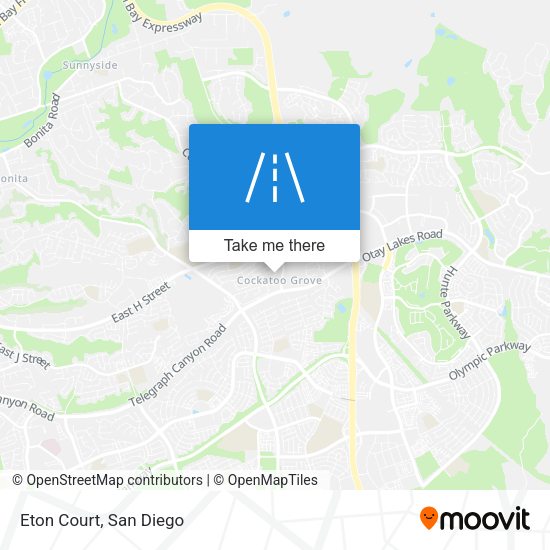 Mapa de Eton Court