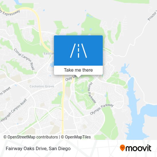 Fairway Oaks Drive map