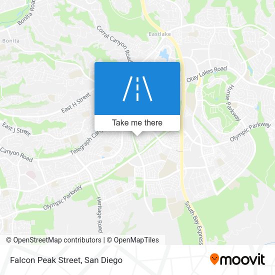 Falcon Peak Street map