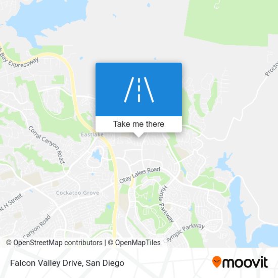 Falcon Valley Drive map
