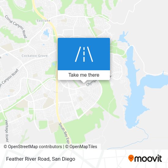 Feather River Road map