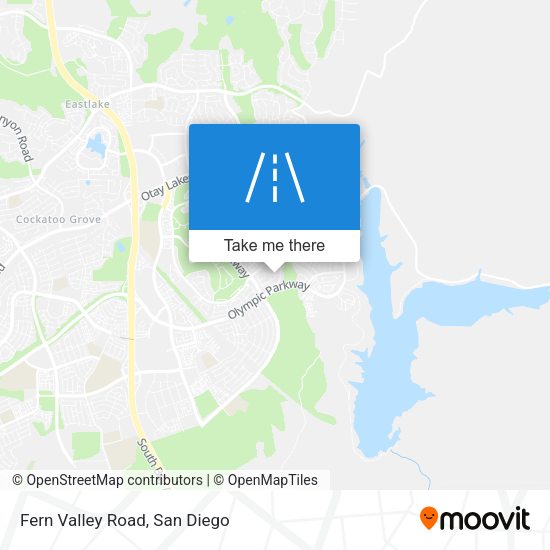 Fern Valley Road map