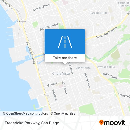 Fredericka Parkway map