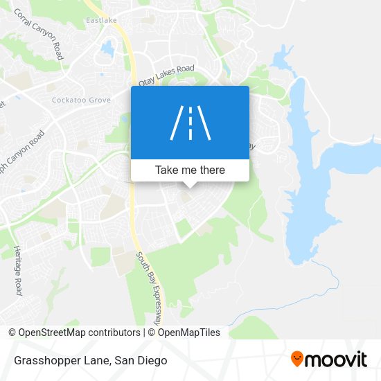 Mapa de Grasshopper Lane