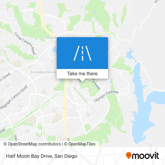 Mapa de Half Moon Bay Drive