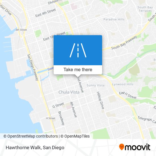 Hawthorne Walk map