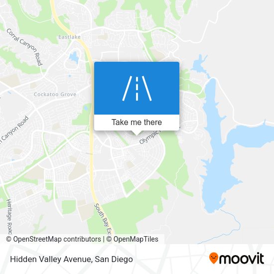 Hidden Valley Avenue map