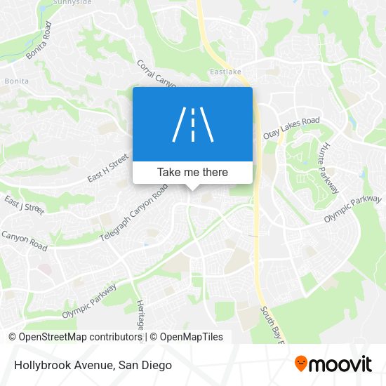 Mapa de Hollybrook Avenue