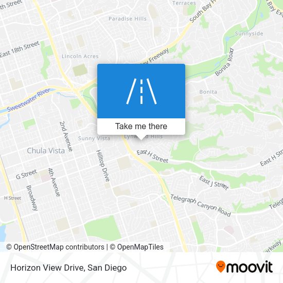 Horizon View Drive map
