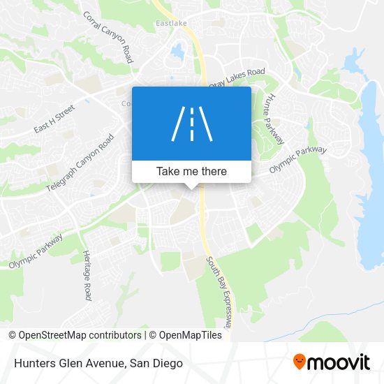 Hunters Glen Avenue map