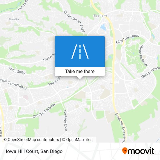 Mapa de Iowa Hill Court