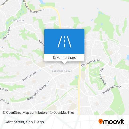 Mapa de Kent Street