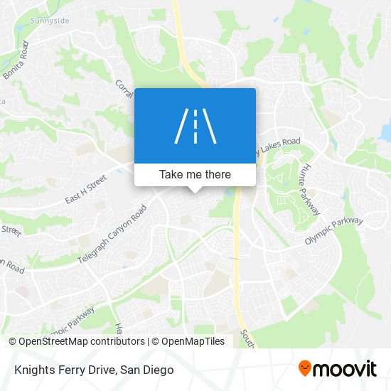 Knights Ferry Drive map